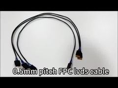 Lắp ráp cáp LVDS 30 chân OEM / ODM WL1258h-20P ĐẾN HRS DF13-2 Đầu nối màn hình Lvds