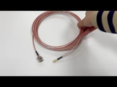 N Ổ cắm để Mcx Cắm Góc phải Lắp ráp cáp đồng trục Rf mạ vàng