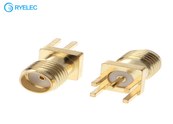 PTFE kết nối RF điện môi nối, đồng thau / mạ vàng SMA RFconnector nhà cung cấp