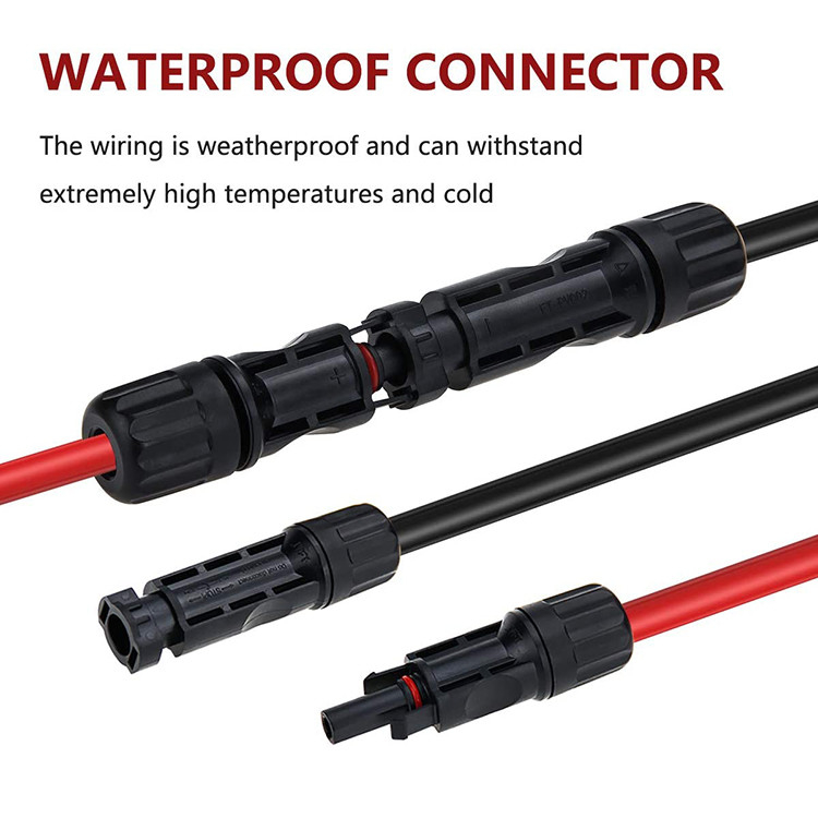 Cáp Pv năng lượng mặt trời điện áp thấp Đầu nối 16MM Đặc biệt 1500V DC