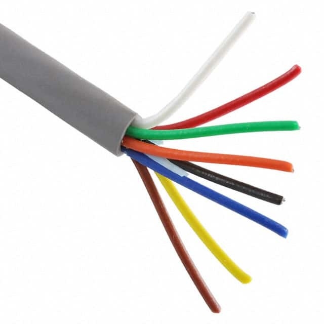 Alpha Wire 8 Conductor 20AWG Slate Cable 100' cho các kết nối an toàn trong môi trường công nghiệp