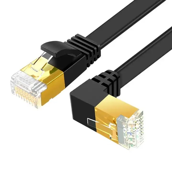 MÈO 8 Mạng Cotton Bện Internet Lan Dây Laptop PS 4 Router Cáp RJ45/CAT8 Cáp Ethernet 40Gbps 2000MHz