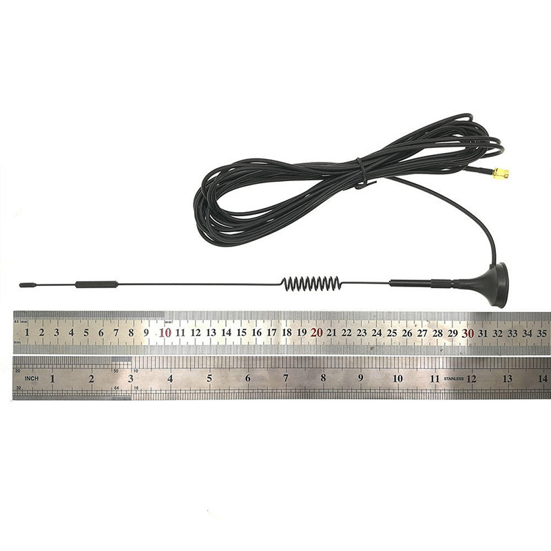 Đầu nối ăng ten từ tính băng tần kép SMA Male 2.4G 5G / 5.8G 12 DB Omni Directional