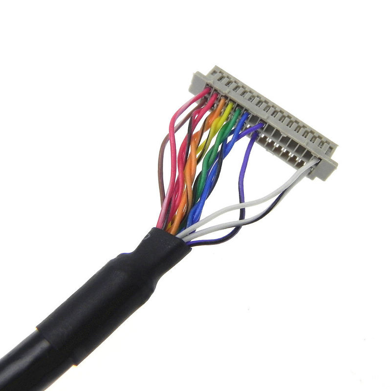 Màn hình LCD  tùy chỉnh Lắp ráp cáp LVDS Df13 Ổ cắm Pitch 1.25mm DF20-20DS-1C 20 Pin