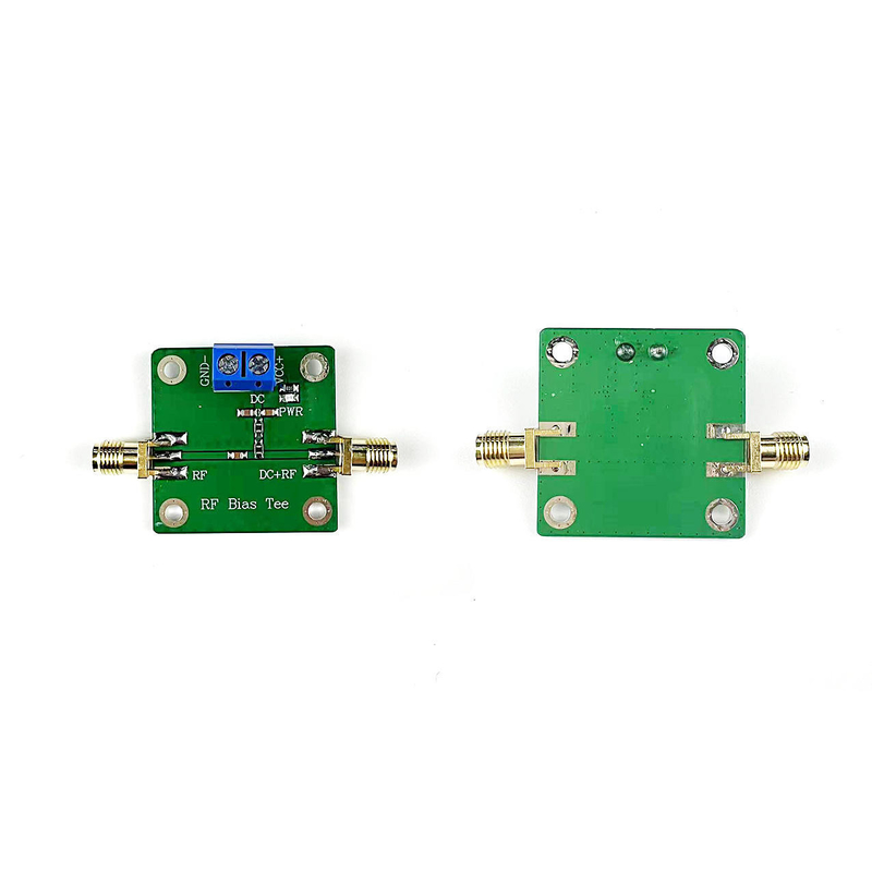 RF Bias Tee Feed Microwave DC Broadband Blocker 10-6000MHz 6GHz cho đài phát thanh HAM RTL SDR LNA Amplifier tiếng ồn thấp
