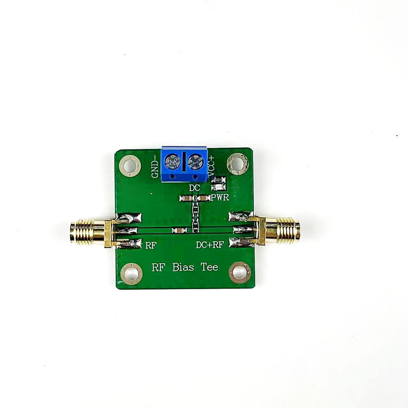 RF Bias Tee Feed Microwave DC Broadband Blocker 10-6000MHz 6GHz cho đài phát thanh HAM RTL SDR LNA Amplifier tiếng ồn thấp