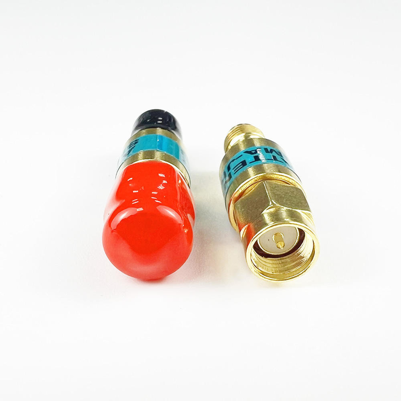 2W DC-6GHz SMA Nam đến SMA Phụ nữ RH đồng trục Thuốc giảm nhẹ 1/2/3/5/6/10/15/30db Thuốc giảm nhẹ SMA Bộ kết nối cố định Bảng vàng