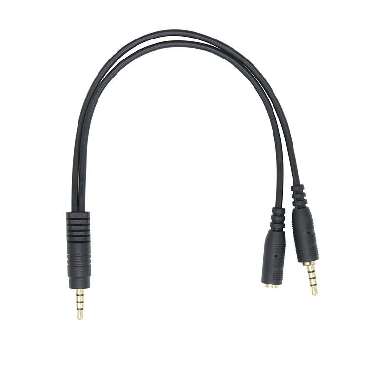 2 In 1 Cable Conversion Extension 3.5 Stereo Plug To 3.5 Stereo Plug To 4/1 