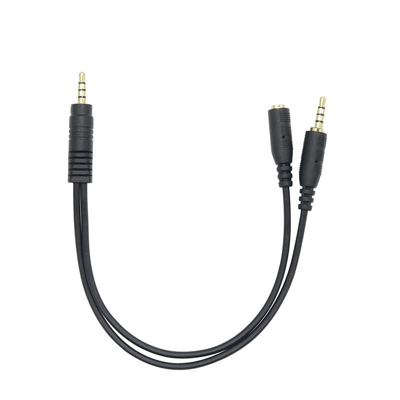 2 In 1 Cable Conversion Extension 3.5 Stereo Plug To 3.5 Stereo Plug To 4/1 