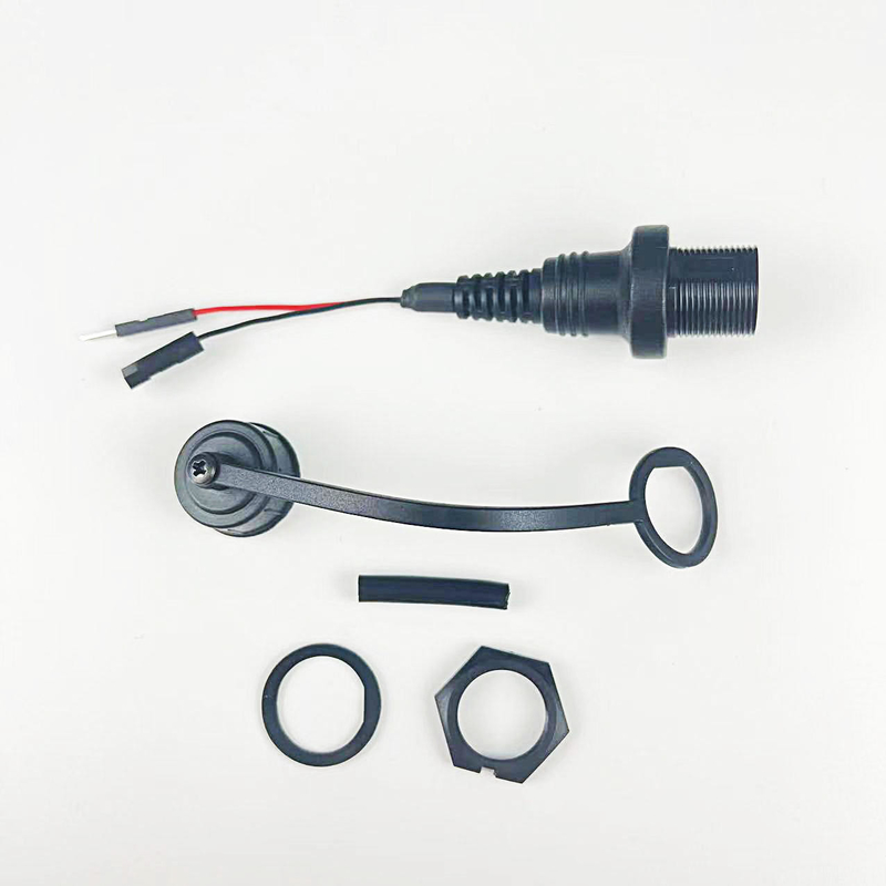 Customized Mini 5 Pin nữ bảng màu đỏ và đen dây kết nối cáp mở rộng cho xe ô tô xe tải thuyền xe máy bảng điều khiển