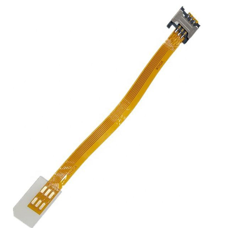 GSM CDMA Standard UIM SIM Card Kit Cáp FPC phẳng mềm mở rộng nam đến nữ