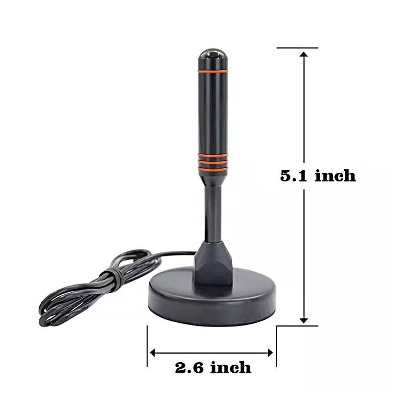 Giá tốt nhất bán nóng ngoài trời HDTV TV Stick Free Channel Uhf Vhf TV Aerial Digital trong nhà DVB-T2 ăng-ten TV với nam châm