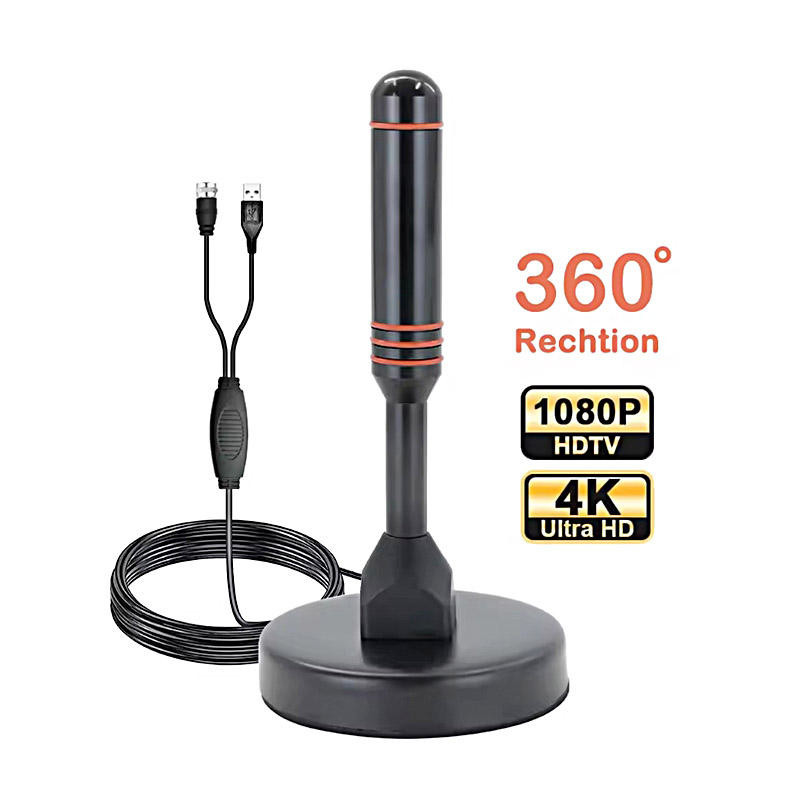 Giá tốt nhất bán nóng ngoài trời HDTV TV Stick Free Channel Uhf Vhf TV Aerial Digital trong nhà DVB-T2 ăng-ten TV với nam châm