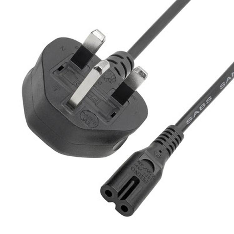 RY Rohs Cáp điện Bs1363 đến C7 2.5a 6 Ft 220v trong nhà