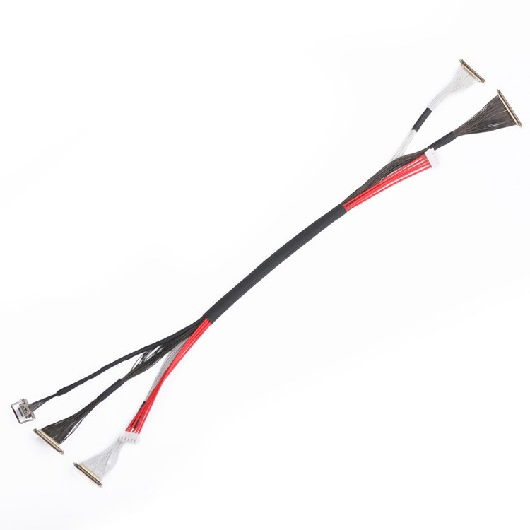 20531 50P Cáp đồng trục nhỏ theo chiều dọc mm Kết nối góc phải Cableline-Ux Ii 20531-050t-02 0.25