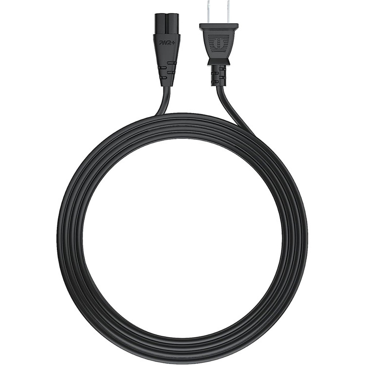 RY 12ft dây điện 2 Prong Ac Wall Plug 2 khe led LCD