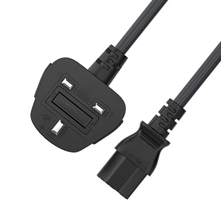RY C13 To Uk Plug Power Cord Bs1363 18awg 250v Độ dài cho hầu hết các máy tính Máy in và các thiết bị khác