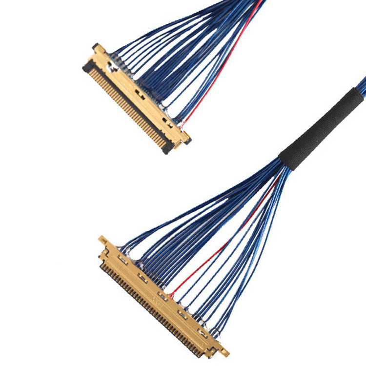 Cáp đồng trục vi mô Lvds Jae tùy chỉnh Fi Jt40c Csh1 đến Hd1p040ma1 cho kính Vr