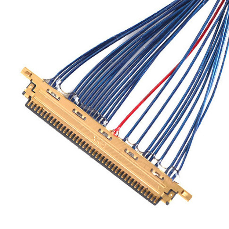 Cáp đồng trục vi mô Lvds Jae tùy chỉnh Fi Jt40c Csh1 đến Hd1p040ma1 cho kính Vr