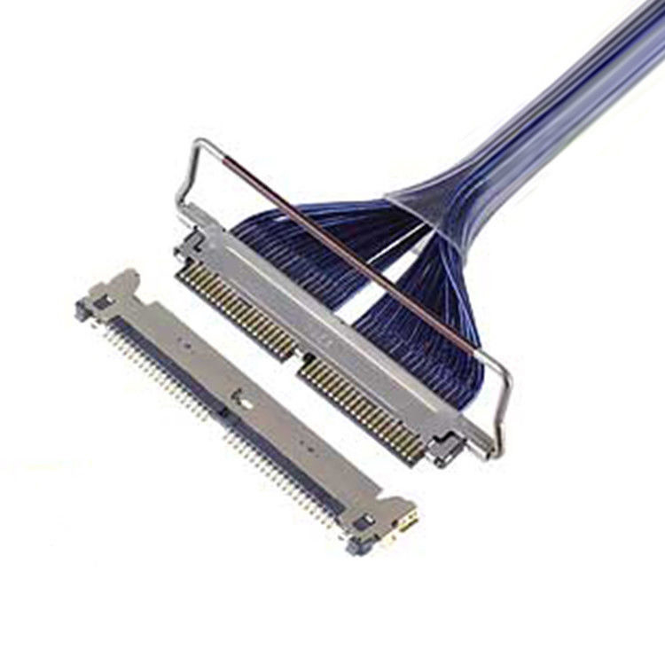 Tùy chỉnh tất cả các loại cáp Edp linh hoạt 0.4mm Pitch 20728 20777 3298 3300 20729i Pex Cal Micro Coaxial Cable