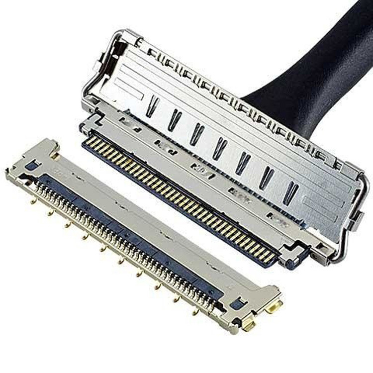 Bộ kết nối đồng trục vi mô ngang IPEX Cabline CA II 20679-030T-01 Cáp đồng trục vi mô 0,4 mm Pitch