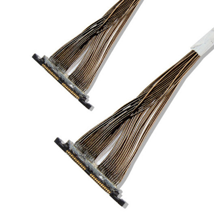 Đối với Drone Camera Connector And Mechanical Connection 0.3mm Micro Coaxial Cable DF56 26P 0.3SD