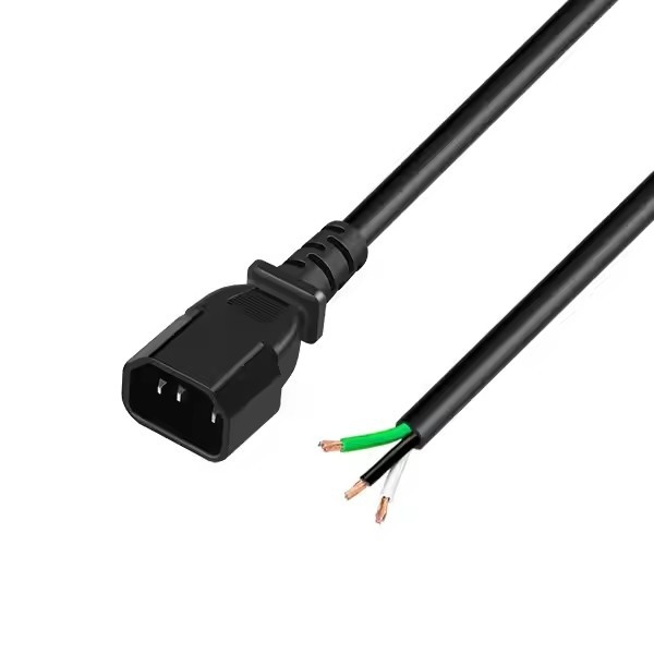Sản xuất vàng Chất lượng đảm bảo IEC C13 dây cuối nữ C14 dây mở rộng cuối nam