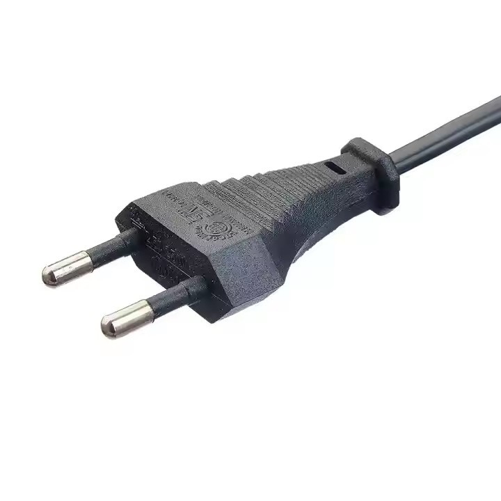 SNI được phê duyệt 2 chân loại C7 Hình 8 Hình dạng cắm nữ Cáp điện màu đen 1.2M/1.5M/1.8M Chiều dài Nhà hàng gia đình