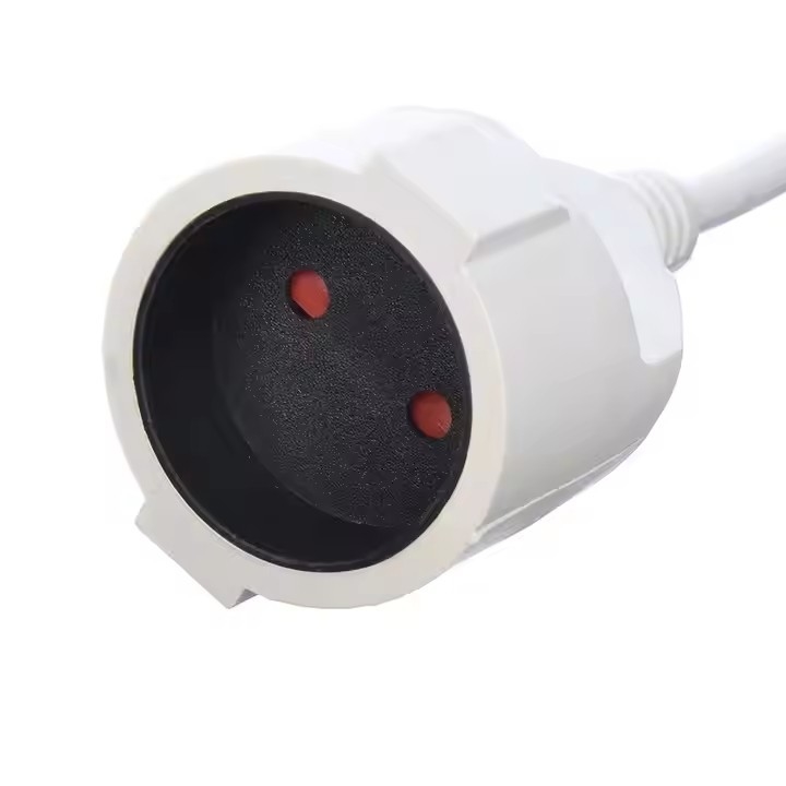 Factory Direct VDE 10A Quality Power Cords Extension Cords White 2 Pin Plugs & Sockets Cho Máy gia dụng