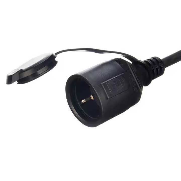 GS Chứng nhận H07RN-F 3X1.5 3m Màu Đen chất lượng cao Eu Cáp điện Cáp vỏ cao su chống nước cho năng lượng công nghiệp ngoài trời