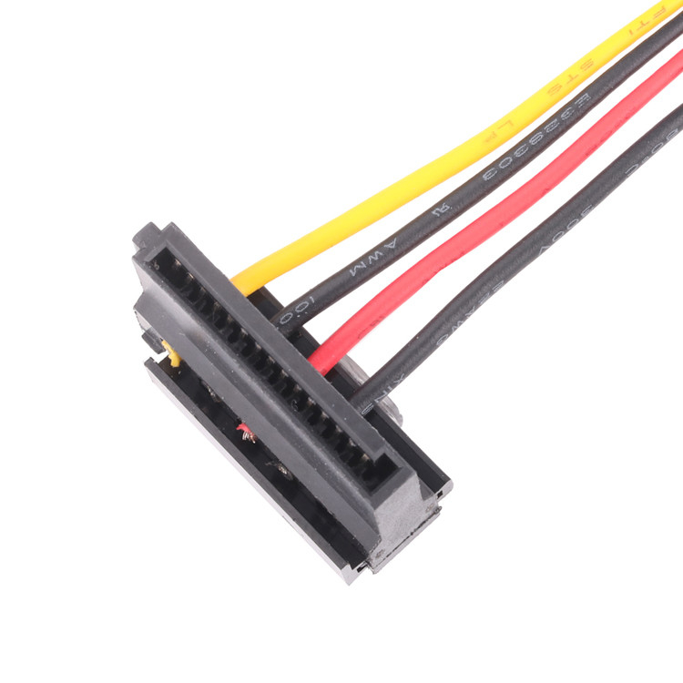 SATA Custom Cable Assembly E320444 UL1007 Chuyển từ C01-15CF41000A sang C01-H-157F100A