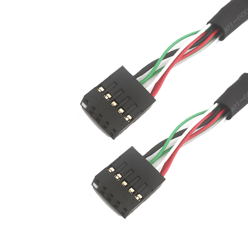 2.54mm Dual USB dây chuyền công nghiệp Bb đến Sbc 10 POS MOLEX 22552101 Cáp