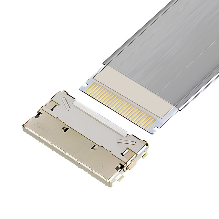 0.5mm Pitch Full Shielded Fpc Cable Tốc độ cao tự động khóa ngang Mate IPEX 20952-024E-02