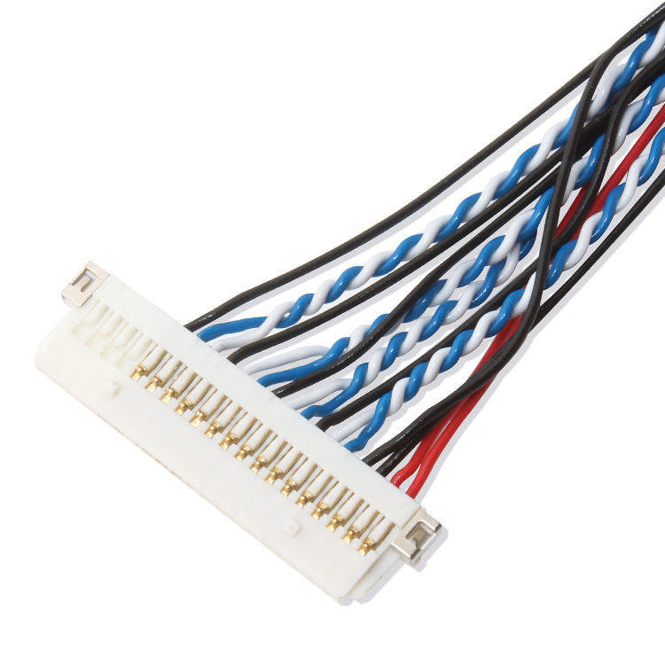 Máy trục dây Oem tùy chỉnh FI S20S 20 Pin 1,25 mm Pitch JAE Display Lvds Cable