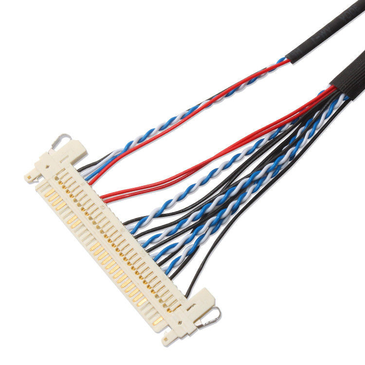 Máy trục dây Oem tùy chỉnh FI S20S 20 Pin 1,25 mm Pitch JAE Display Lvds Cable