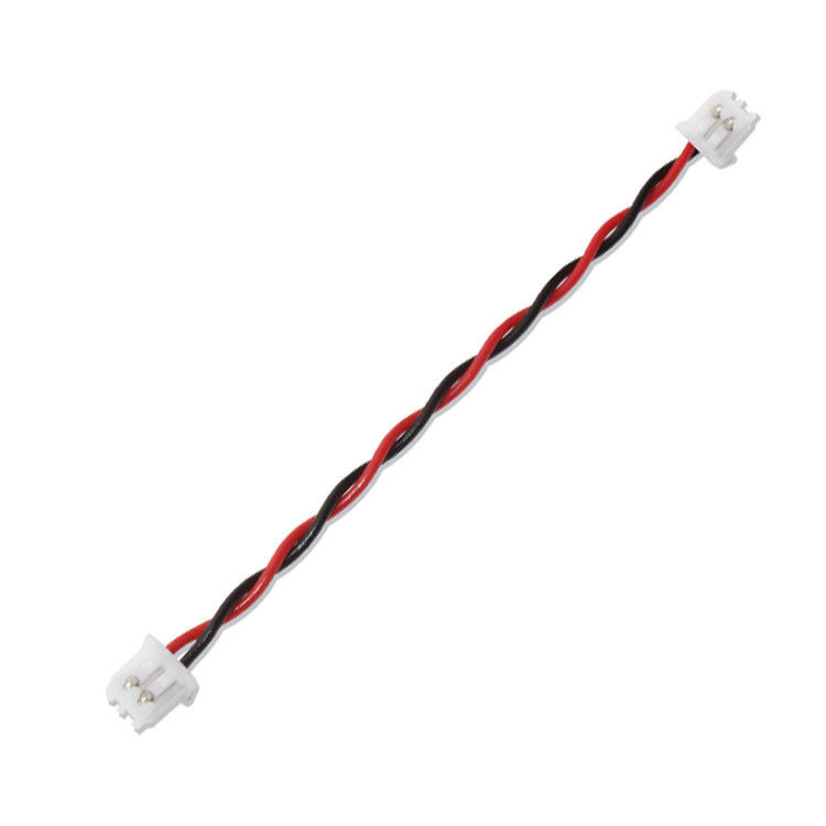 JST PH 2.0 Connector UL1007 Đen Đỏ Custom Cable And Wire Harnesses Assemblies