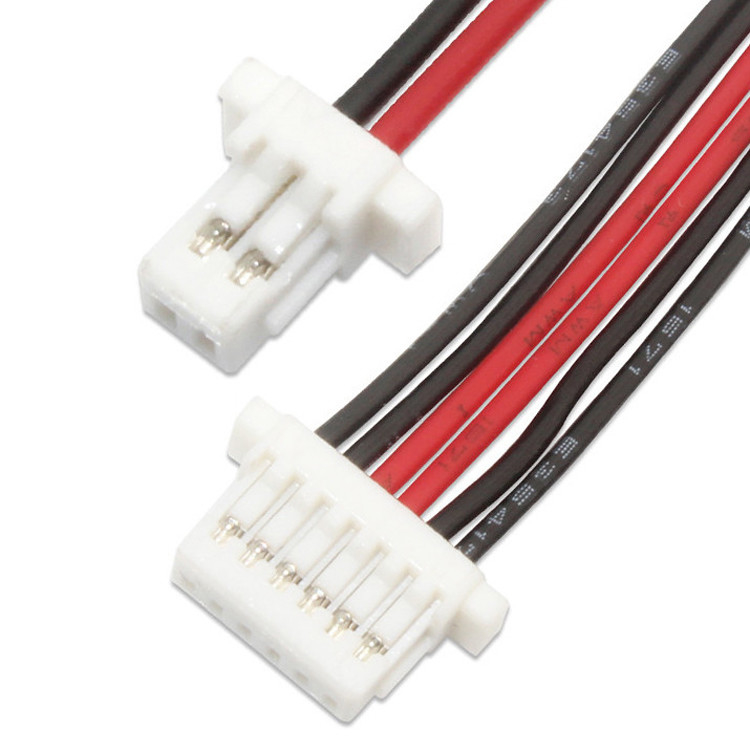 Jst Cable SH 1.0 TO 6 Pin SH1.0 WIRE 500MM Jst Connector To 3mm Tined Custom Wire Harness