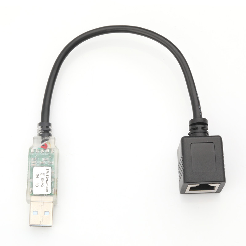 Bộ điều hợp cáp tùy chỉnh công nghiệp USB-A RJ422 đến cổng mạng RS232 Cáp gỡ lỗi kỹ thuật mạng