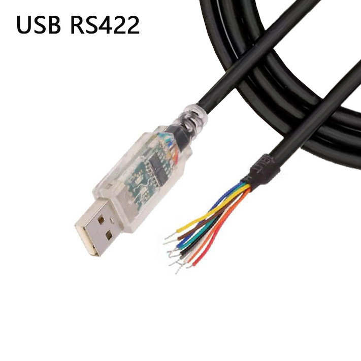 Cáp giao thức hàng loạt RS-422 cáp dây thép chuyên dụng công nghiệp USB-RS422-WE-1800-BT đến dây bán cắt
