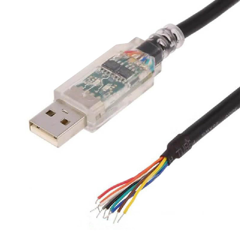 Cáp giao thức hàng loạt RS-422 cáp dây thép chuyên dụng công nghiệp USB-RS422-WE-1800-BT đến dây bán cắt