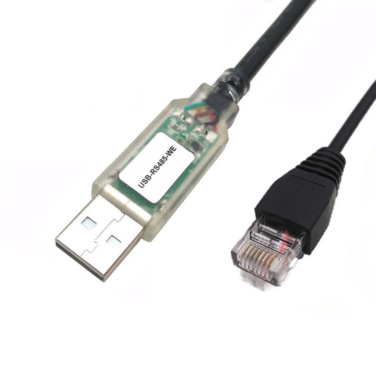 USB-A RS485 đến 8P8C RJ45 Serial Extension Wire Harness Cable khuỷu tay / ngón tay / nắp bảo vệ