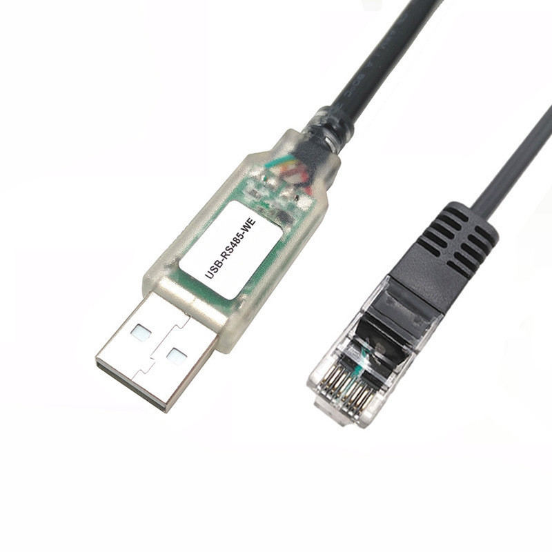 USB-A RS485 đến 8P8C RJ45 Serial Extension Wire Harness Cable khuỷu tay / ngón tay / nắp bảo vệ