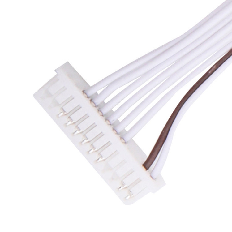 Nhà máy 0.80mm 8 Pin PVC LVDS Cable Assembly Harness JST SHR-08V-S-B