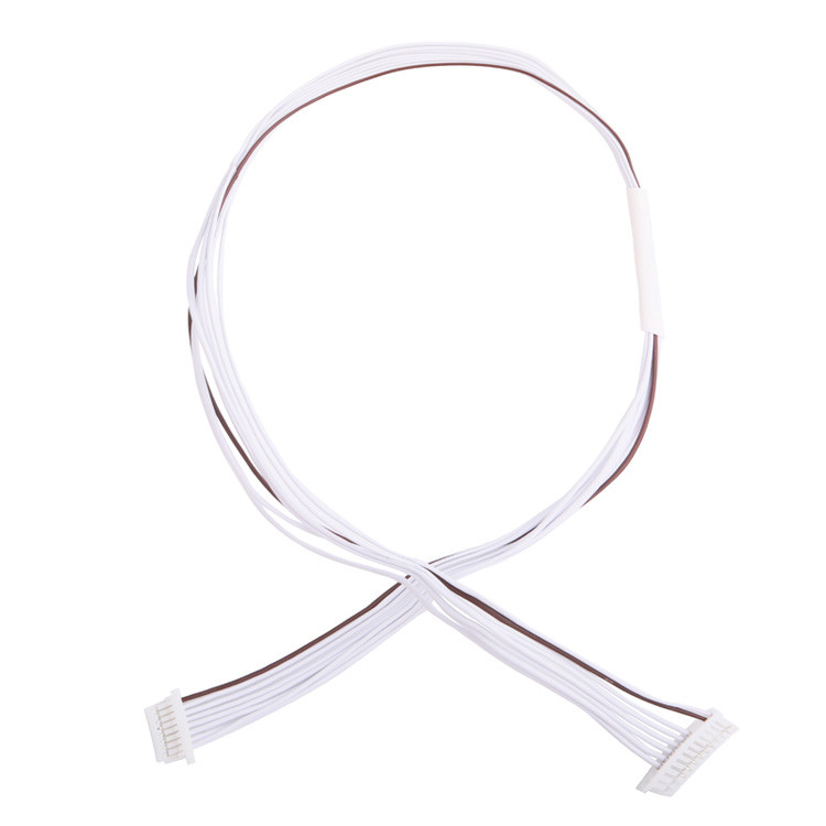 Nhà máy 0.80mm 8 Pin PVC LVDS Cable Assembly Harness JST SHR-08V-S-B