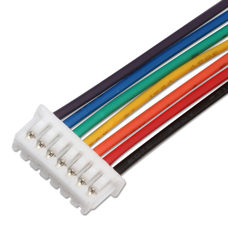 Tùy chỉnh JST SHR-07V-S-B dây chuyền cho 7 pin dây để bảng cáp tập hợp