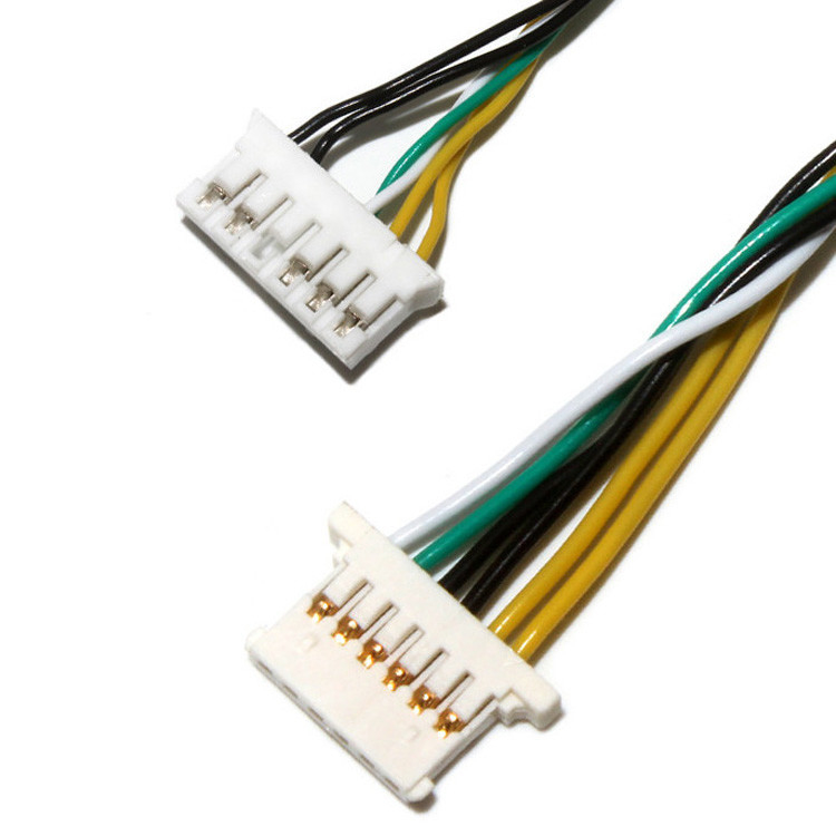 Tùy chỉnh JST PHR-6 2.0mm 6-Pin To Molex 51146-0600 1.25mm 6-Pin Wire Harness Cáp đèn hậu LED
