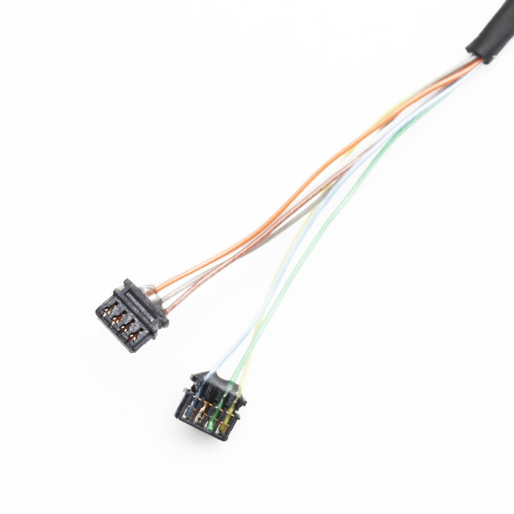 Nhà máy tùy chỉnh 0.6 Pitch JST 04XSR đến JST 10XSR IDC Wire Harness Cable Assembly