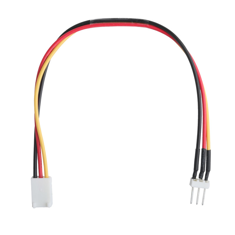 kết nối molex 22-23-2031 đến 22-01-3037 3-POS Fan Header Male Pins 2.54mm Pitch 22AWG Hook-Up Wire cable