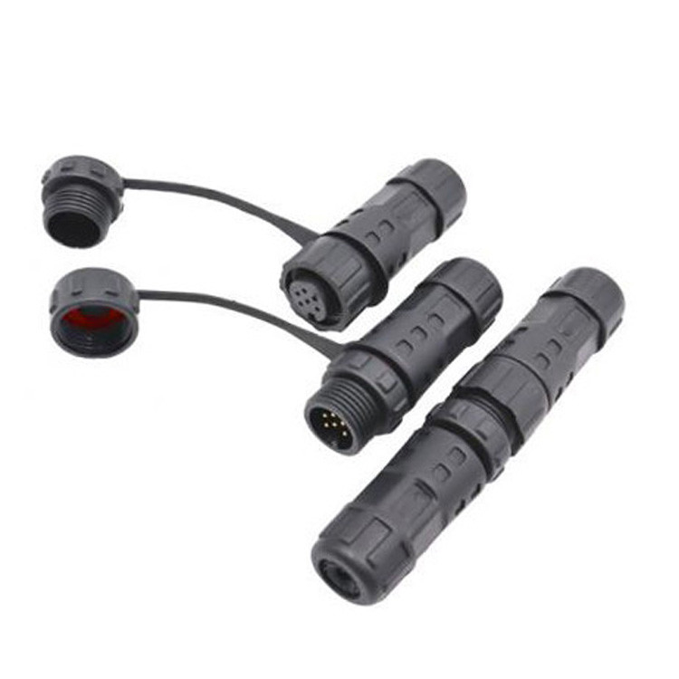 Nhà máy công nghiệp lớp chống nước 8 pin kết nối hình tròn M12 nữ đúc cáp Lvds màn hình kết nối