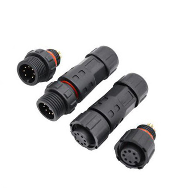Nhà máy công nghiệp lớp chống nước 8 pin kết nối hình tròn M12 nữ đúc cáp Lvds màn hình kết nối